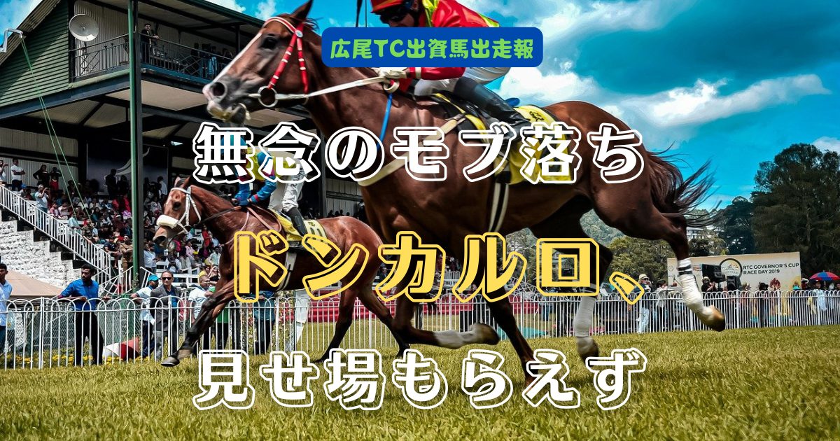 無念のモブ落ち　ドンカルロ、見せ場もらえず